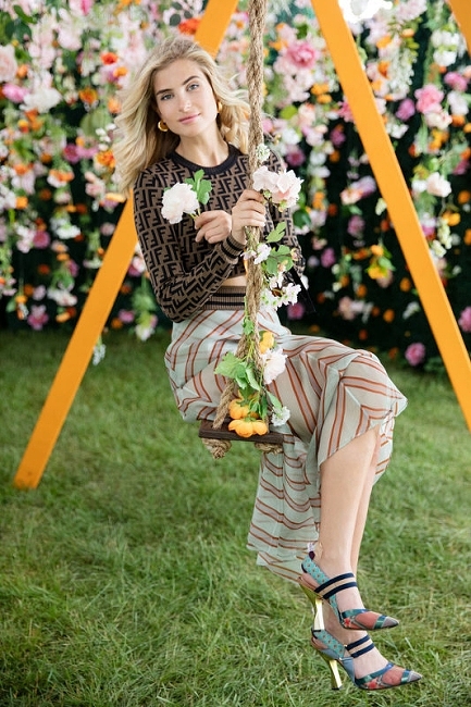 Xenia Van Der Woodsen at the Veuve Cliquot Polo Classic NY 2018