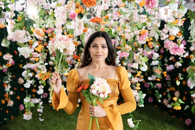 Freida Pinto Veuve Cliquot Polo Classic NY 2018