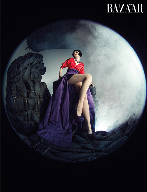 Harpers Bazaar SIngapore + Fendi Couture