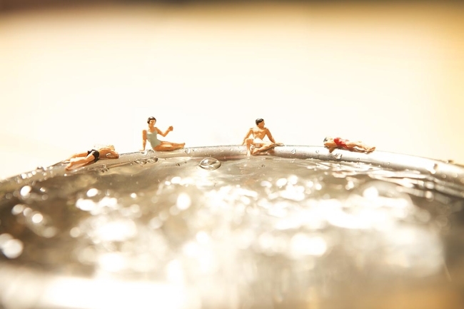 Mini people dog bowl